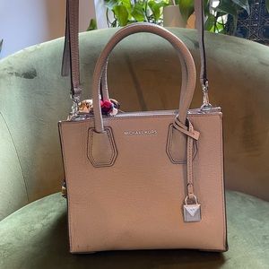 Micheal Kors Steel Grey Dillon Small Satchel